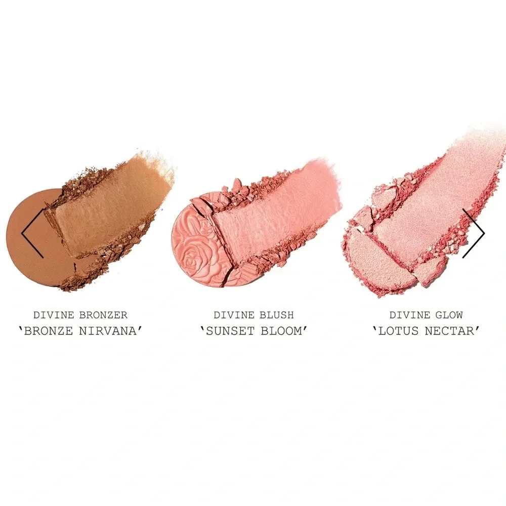 Brand New Pat McGrath Labs Divine Blush + Bronze + Glow Trio: Nirvana in Bloom